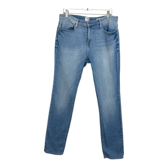 Frame Men’s Jeans L'Homme Skinny Size 36 X 31 Light Wash Blue Denim Finn - Picture 1 of 12